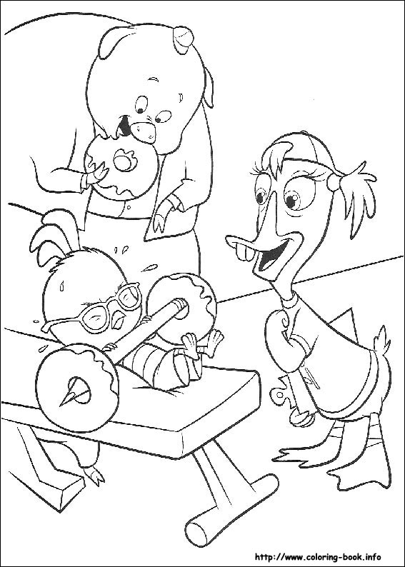 Chicken Little coloring picture